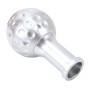 Universal Manual or Automatic Gear Shift Knob Fit for All Car(Silver)