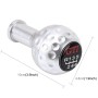 Universal Manual or Automatic Gear Shift Knob Fit for All Car(Silver)