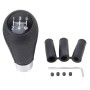 Universal 5-Speed Manual Shift Knob Manual Gear Shift Knob Stick Head Fit for All Car(Black)