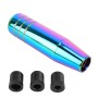 Universal Colorful Long Strip Shape Car Gear Shift Knob Modified Shifter Lever Knob, Length: 13cm