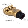 Universal Fist Shape Aluminum Manual or Automatic Gear Shift Knob Compatible with Three Rubber Covers Fit for All Car
