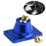 Car Short Shift Lever Base Aluminum Alloy Gear Shifter Base for Peugeot 206 306 GTI (Blue)