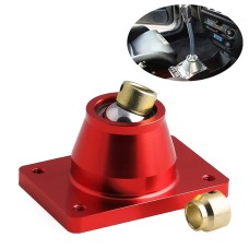 Car Short Shift Lever Base Aluminum Alloy Gear Shifter Base for Peugeot 206 306 GTI (Red)