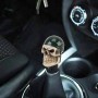 Universal Skull With A Hat Shape Car Gear Shift Knob Modified Car Gear Shift Knob Auto Transmission Shift Lever Knob Resin Gear Knobs