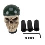 Universal Skull With A Hat Shape Car Gear Shift Knob Modified Car Gear Shift Knob Auto Transmission Shift Lever Knob Resin Gear Knobs