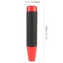 Металлическая кожаная ручка с длинной колонкой, размер: 18x3,3 см (красный)
