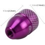 Universal Car Gear Shift Knob Modified Car Gear Shift Knob Auto Transmission Shift Lever Knob Gear Knobs(Purple)