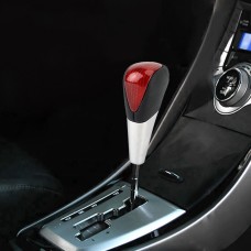 Universal High Carbon Fiber Texture Leather Hole Pattern Car Gear Shift Knob Modified Shifter Lever Knob