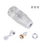 Universal Car Truck Transparent Bubble Colors LED Light Shift Knob Gear Lever Shifter, Length: 10cm