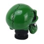 Universal Skull Head Shape ABS Manual or Automatic Gear Shift Knob  with Three Rubber Covers Fit for All Car(Green)