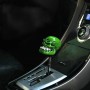 Универсальная форма головки головки черепа Руководство ABS или автоматическая ручка переключения передач с тремя резиновыми крышками, подходящими для всего автомобиля (зеленый)