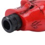 Универсальная форма головки головки черепа Руководство для ABS или автоматическая ручка переключения передач с тремя резиновыми крышками, подходящими для всего автомобиля (красный)