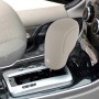 Rubber Car Hand Brake Head Cover Shift Knob Gear Stick Cushion Cover Car Accessory Interior Decoration Pad(Khaki)