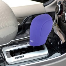 Rubber Car Hand Brake Head Cover Shift Knob Gear Stick Cushion Cover Car Accessory Interior Decoration Pad(Purple)