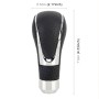 Universal Car PU Leather and Metal Gear Shift Knob Modified Auto Car Transmission Shift Lever Knob