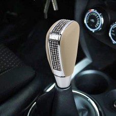 Universal Car Gear Shift Knob Modified Car Gear Shift Knob Auto Transmission Shift Lever Knob Imitation Diamond Decoration Metal Gear Knobs