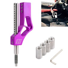 Car Modification Heightening Gear Shifter Extension Rod Adjustable Height Adjuster Lever Shift Lever with Adapters for Honda(Purple)