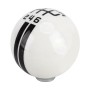 Universal Vehicle Ball Shape Modified Resin Shifter Manual 6-Speed Right-R Gear Shift Knob(Black)