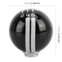 Universal Vehicle Ball Shape Modified Resin Shifter Manual 6-Speed Right-R Gear Shift Knob(Black White)