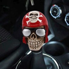 Glasses Skull Shaped Universal Vehicle Car Shifter Cover Manual Automatic Gear Shift Knob