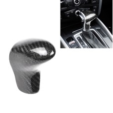 For Left Driving Universal Carbon Fiber Car Gear Shift Knob Modified Shifter Lever Knob for AUDI A4 / A5 / A6 / A7 / Q5 Q7