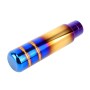 Universal Flame Colorful Long Strip Shape Car Gear Shift Knob Modified Shifter Lever Knob, Length: 13cm