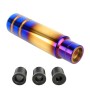 Universal Flame Colorful Long Strip Shape Car Gear Shift Knob Modified Shifter Lever Knob, Length: 13cm