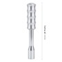 Universal Car Twisted Pattern Gear Head Gear Shift Knob (Silver)