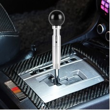 Universal Car Pressable Telescopic Gear Head Gear Shift Knob, Length 18.5cm (Black)