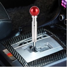 Universal Car Pressable Telescopic Gear Head Gear Shift Knob, Length 18.5cm (Red)