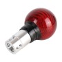 Universal Car Pressable Telescopic Carbon Fiber Gear Head Gear Shift Knob, Length: 9.5cm (Red)