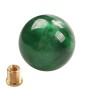 Car Manual Shifter Gear Shift Knob with Adapter M8 x 1.25 (Dark Green)