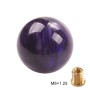 Car Manual Shifter Gear Shift Knob with Adapter M8 x 1.25 (Purple)