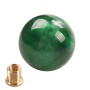 Car Manual Shifter Gear Shift Knob with Adapter M10 x 1.5 (Dark Green)