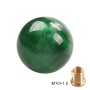 Car Manual Shifter Gear Shift Knob with Adapter M10 x 1.5 (Dark Green)