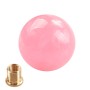 Car Manual Shifter Gear Shift Knob with Adapter M10 x 1.5 (Pink)