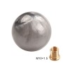 Car Manual Shifter Gear Shift Knob with Adapter M10 x 1.5 (Grey)