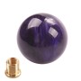 Car Manual Shifter Gear Shift Knob with Adapter M10 x 1.5 (Purple)