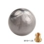 Car Manual Shifter Gear Shift Knob with Adapter M10 x 1.25(Grey)