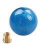 Car Manual Shifter Gear Shift Knob with Adapter M10 x 1.25(Blue)