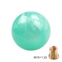 Car Manual Shifter Gear Shift Knob with Adapter M10 x 1.25 (Mint Green)