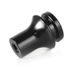 Car Gear Head Adapter Gear Lever Base Connector Stopper M12x1.25 with 3 Copper Adapter (Black)