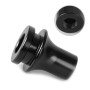 Car Gear Head Adapter Gear Lever Base Connector Stopper M12x1.25 with 3 Copper Adapter (Black)