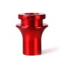 Car Gear Head Adapter Gear Lever Base Connector Stopper M12x1.25 with 3 Copper Adapter (Red)