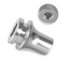 Car Gear Head Adapter Gear Lever Base Connector Stopper M12x1.25 with 3 Copper Adapter (Silver)