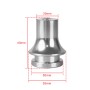 Car Gear Head Adapter Gear Lever Base Connector Stopper M12x1.25 with 3 Copper Adapter (Silver)