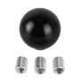 Universal Small Steel Cannon Shape Manual or Automatic Gear Shift Knob Fit for All Car (Black)