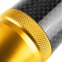 Универсальный автомобильный карбоновый волокно -ручка переключения передач (золото)