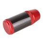 Универсальный автомобильный карбоновый волокно -ручка переключения передач (красный)