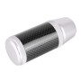 Универсальный автомобильный карбоновый волокно -ручка переключения передач (серебро)